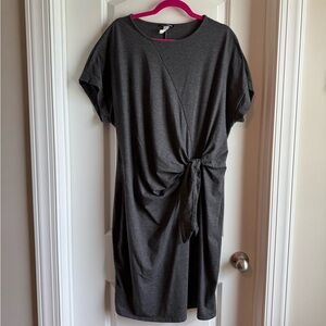 Fashion Nova Gray T-Shirt Dress